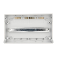 Boîtier de distribution d'énergie EPEPRO 18 voies IP66 Matériau ABS verrouillable avec barres omnibus et rail DIN pour MCB Intérieur/Extérieur