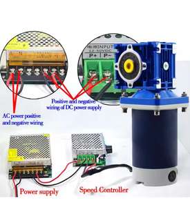 <span class=keywords><strong>Motor</strong></span> NMRV 12V/24V CC con caja de cambios de reducción de gusano Nmrv40 RV30 24V <span class=keywords><strong>DC</strong></span> <span class=keywords><strong>Motor</strong></span> de cepillo Construcción de imán permanente - Product Image 3