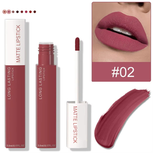 ลิปสติกเนื้อแมทท์สีชัด MLM, ลิปกลอสเนื้อครีมกำมะหยี่ติดทนนาน, ลิปสีกันน้ำแบบกำหนดเอง ลิปกลอสติดทน - Product Image 4