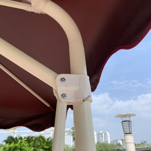<span class=keywords><strong>Ombrellone</strong></span> <span class=keywords><strong>da</strong></span> Giardino a Doppia Copertura, Grande Parasole a Sbalzo per Patio, Ombrelloni Economici per Spiaggia - Product Image 3