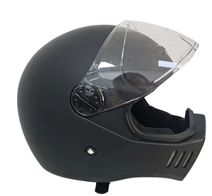 <span class=keywords><strong>Casque</strong></span> de <span class=keywords><strong>moto</strong></span> intégral pour homme et femme, homologué DOT, ABS, coupe-vent, noir mat, avec lunettes intégrées, protection mentonnière, directement de l'usine - Product Image 3
