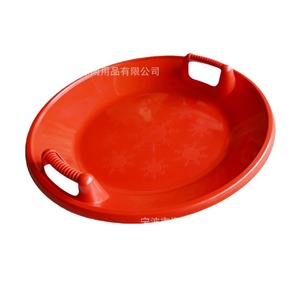 Alfombra de esquí redonda de plástico con diseño de copo de nieve, engrosada y duradera, para adultos y niños, uso universal, origen Zhejiang - Product Image 3