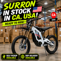 2026 Surron Light Bee X 10 kW Vélo électrique 72 V 35 Ah Moteur central Vitesse 50 mph Moto tout-terrain électrique Sur Ron Moto électrique