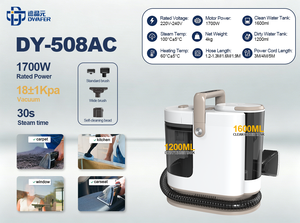 Aspiradora de Mano para Telas de 16000 Pa, Limpiador de Manchas Portátil Húmedo y Seco, Limpiador de Alfombras y Tapicería con Vapor de Agua Caliente - Product Image 2