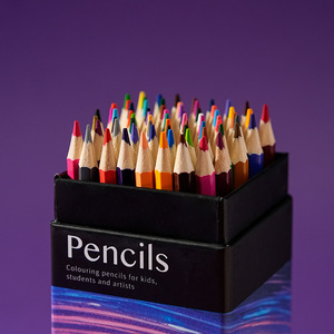 Bview Art crayons de <span class=keywords><strong>couleur</strong></span> 12/18/24/36/48/72 couleurs <span class=keywords><strong>couleur</strong></span> à l'huile plomb peinture costume - Product Image 3