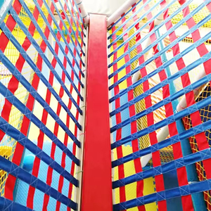 Enfants vilain château intérieur parc accessoires Netpass trou <span class=keywords><strong>de</strong></span> forage pont en bois filet <span class=keywords><strong>de</strong></span> sécurité <span class=keywords><strong>tressé</strong></span> corde maille filet <span class=keywords><strong>de</strong></span> protection - Product Image 6