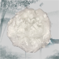 Fibre creuse non siliconée antibactérienne ignifuge 3D 100% polyester recyclable 51 mm pour rembourrage de coussins et jouets écologiques