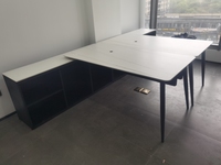 Privé unique département financier poste de travail ordinateur bureau bureau coin mobilier de bureau avec une grande visibilité