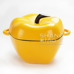 <span class=keywords><strong>Cocotte</strong></span> <span class=keywords><strong>en</strong></span> <span class=keywords><strong>fonte</strong></span> émaillée <span class=keywords><strong>en</strong></span> forme de cloche et de poivre, cuisson au four néerlandais - Product Image 5