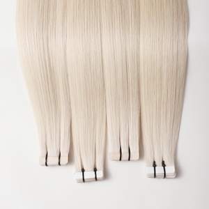 2025奢华品质欧洲头发双拉厚端100% 人类处女雷米无缝隐形胶带接发 - Product Image 2