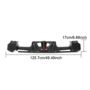 Parachoques trasero labio barbilla divisor Mp estilo difusor fibra de carbono para <span class=keywords><strong>Bmw</strong></span> G80 M3 G82 G83 M4 2021-<span class=keywords><strong>2022</strong></span> carbono negro 1 juego 10KG CN;GUA - Product Image 2