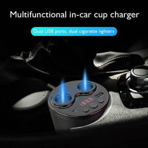Transmisor FM para Auto, Cargador de Teléfono con Doble Encendedor, Amplificador, Reproductor MP3 con USB, Llamadas Manos Libres, Adaptador de Audio para Auto y Camión de 12V-24V - Product Image 4