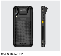 Terminal Portátil Chainway C66 PDA con NFC, Escáner de Código de Barras 2D, Android 13, Lector RFID UHF Integrado, Computadora Móvil para Logística