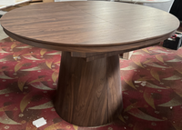 Table Ronde Moderne en Bois pour Cuisine, Restaurant, Chambre, Hôtel, Bureau, Salle à Manger, Salon