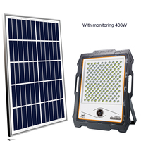 La lumière d'inondation séparée de capteur de mouvement de puissance 100W 400W 1000W 2000W a mené le projecteur solaire imperméable extérieur avec la caméra