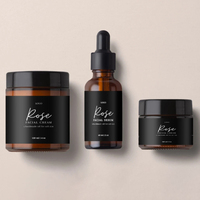 Feuille autocollante adhésive personnalisée avec Logo privé pour emballage cosmétique