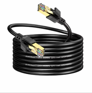 Câble de raccordement SFTP Cat6 Cat6A Cat7 Cat8 intérieur/extérieur 10M 20M 25M 30M 50M Câble réseau <span class=keywords><strong>Ethernet</strong></span> LAN Câbles de communication - Product Image 1