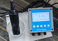 Sensor de Amoníaco en Agua, Analizador Digital de Amonio para Acuicultura, Aguas Residuales y Monitoreo Ambiental