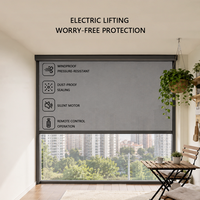 Store banne motorisé d'extérieur coupe-vent et imperméable pour terrasse, jardin, balcon – Protection solaire – Vente en gros usine
