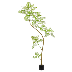 Gros Enkianthus Artificiels Vraie Touche Verte <span class=keywords><strong>Pot</strong></span> En Plastique Style Naturel Herbe Bureau À Domicile Nouvelles Fleurs Extérieures Olive Mousse - Product Image 6