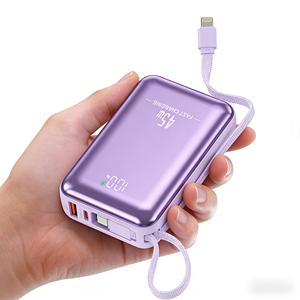 Batería Externa Portátil Mini con Logotipo Personalizado, Carga Rápida Pd45w, Pantalla Digital, <span class=keywords><strong>Mi</strong></span> Power Bank de 20000 mAh con Carga Rápida - Product Image 2