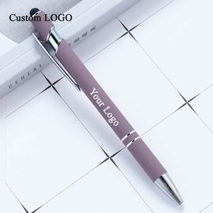 Bolígrafos Promocionales con Logotipo Personalizado, Impresión UV, Directo de Fábrica, con Recubrimiento Suave al Tacto y Punta Metálica - Product Image 1