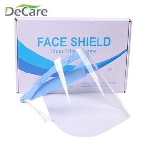 DeCare Face Shield Full Face Transparent PET Anti-Fog Replaceable <b>Frame</b> Dental Protection - Product Image 4