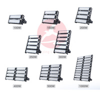 Projecteur LED extérieur IP65 1800W pour mât haut, stade, terrain de football, terrain de tennis, chantier, aéroport, éclairage sportif
