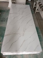 Panneau mural en PVC durable, alternative au marbre brillant, feuille de PVC UV, matériau pour la décoration intérieure, pour la décoration de balcon