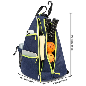 Sac à dos de pickleball réversible, sac à bandoulière pour raquette de tennis, sport pour hommes et femmes - Product Image 5