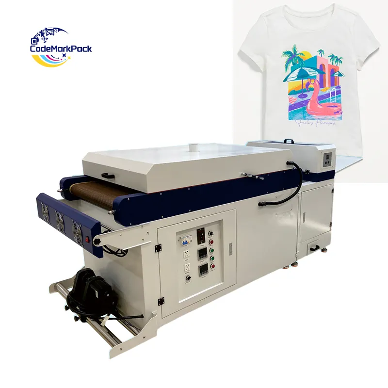 Hoge Kosten Prestaties I3200 Koppen 60Cm Dtf Printer Direct Naar Warmte Overdracht Pet Film Afdrukken Met Shaker Poeder Machine