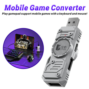 Yo M9 5-in-1 bàn phím chơi Game và chuột chuyển đổi plug and play RGB Backlit Bàn phím di động trò chơi chuyển đổi cho <span class=keywords><strong>Android</strong></span> IOS điện thoại - Product Image 3