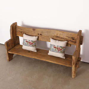 Muebles <span class=keywords><strong>de</strong></span> Salón <span class=keywords><strong>Rústicos</strong></span> <span class=keywords><strong>de</strong></span> <span class=keywords><strong>Madera</strong></span> Reciclada Natural Envejecida, Sofá y Mesa <span class=keywords><strong>de</strong></span> Centro <span class=keywords><strong>de</strong></span> Olmo - Product Image 1