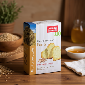 Germ Organic Crispy <b>Sugar</b>-<b>Free</b> <b>Digestive</b> Farro <b>Biscuits</b> Sweet Fermented Cake G200X12 1159 Premium Fettes Box - Product Image 3