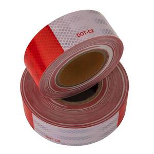 Chất lượng cao ngoài trời không thấm nước Xe tải băng phản chiếu màu đỏ trắng DOT-C2 Sticker lăng trụ tấm phản chiếu cho conspicuity an toàn - Product Image 3