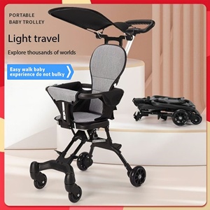 Chariot pour bébé JXB Wholesale à deux points d'attache, ultra-léger et compact, avec barrière de sécurité à 360 degrés - Product Image 3