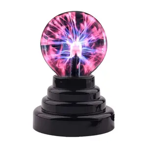 Ma Thuật Plasma Bóng Bàn Đèn Tinh Vân Sphere Sét Glass Balls Trang Trí Nội Thất Khoa Học Nightlight Kid Room Trang Trí