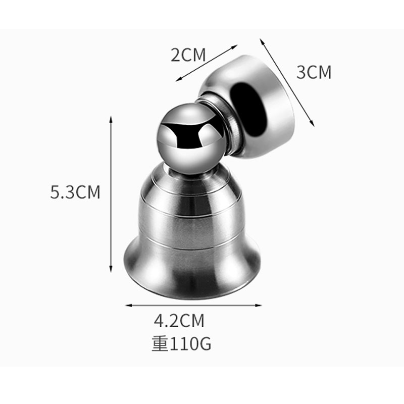 1.1-1.6 Strong Magnetic Force Cast Ss Hydraulic Handled Door Stopper Magnet Soft Close Adjust Door Stopper for Hoem Wooden Door