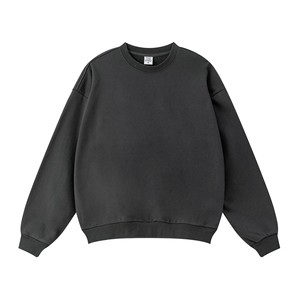 Sudadera de felpa francesa de alta calidad de lujo para hombre, color sólido de algodón 100% personalizado con diseño de cremallera bordada, talla XS - Product Image 4