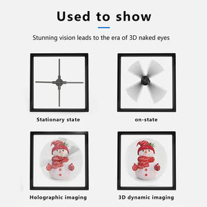 Nouvelle Arrivée 65cm Projecteur Wifi <span class=keywords><strong>App</strong></span> Contrôle Hologramme Machine 3D Hologramme Publicité Affichage 3d Hologramme Ventilateur - Product Image 4