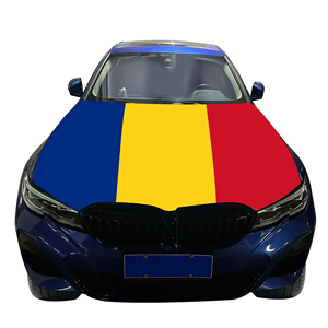 Coprimotore Auto con Bandiera <span class=keywords><strong>Romania</strong></span>, Coprimotore Personalizzato Resistente all'Usura e Durevole - Product Image 1