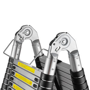 Échelle télescopique <span class=keywords><strong>5m</strong></span> en Kevlar, échelle <span class=keywords><strong>pliable</strong></span>, échelle extensible d'extérieur, échelle à marches en aluminium, portable, <span class=keywords><strong>pliable</strong></span> en aluminium - Product Image 5