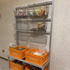 מדף מתכת כבד ועמיד של ליביי, מדף עצמאי לחנות נוחות, חנות קוסמטיקה - אחסון סיטונאי - Product Image 6