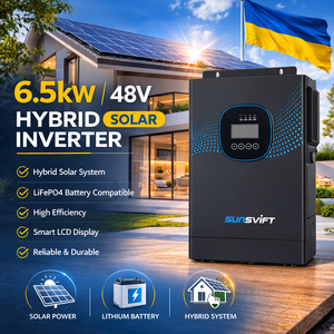 Nouveau Produit Onduleur Solaire <span class=keywords><strong>Hybride</strong></span> 5.5kw 4kw 6.5kw 12kw 1.5kw à Bas Prix et Haute Qualité avec MPPT pour Système Solaire Domestique - Product Image 3