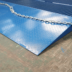 CHANGDING CFY-10T Mobile Dockleveler aus Hochmangan-Stahl, manuelles hydraulisches Gabelstapler-Be- und Entladewerkzeug, Rampenleiter für - Product Image 4