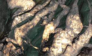 Dalle chaude transmettant la lumière Dalles de marbre vert en pierre de luxe - Product Image 2