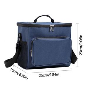Sacs à déjeuner en gros, sacs isothermes en aluminium épais, imperméables, sacs à bento pour employés de bureau et étudiants, sacs isothermes pour pique-nique - Product Image 2