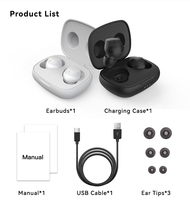 Écouteurs sans fil intra-auriculaires TWS Bluetooth 5.0 Noir Blanc Couleurs au choix Étui de charge Contrôle tactile