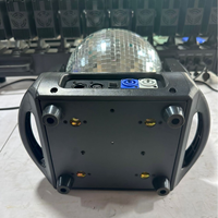 Projecteur LED DMX512 à tête mobile, boule disco miroir rotative et réfléchissante pour éclairage de scène, idéal pour fêtes, mariages, clubs et bars