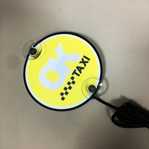 Stiker Mobil EL Kustom untuk Tanda Taksi, dengan 2 Cangkir Hisap Dapat Dilepas untuk Tanda Pengemudi Rideshare dengan Inverter Tanpa Bising - Product Image 3